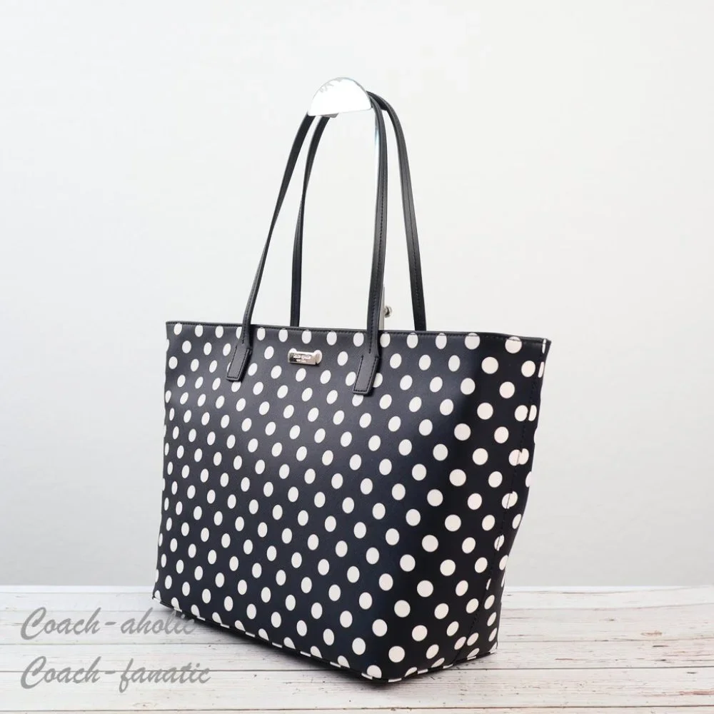 NWT Kate Spade K6844 Shore Street  Margareta Zip Top Tote in Polka Dot - Picture 4 of 10